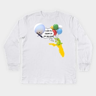 I Love To Chomp On Spy Ballons Kids Long Sleeve T-Shirt